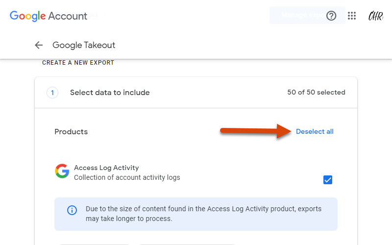 How to download all your data from a Google account 